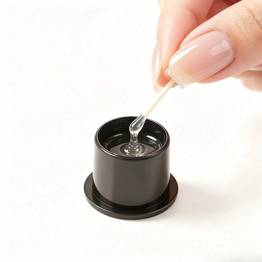 100PCS Nail Art Mixing Cup Base, Reusable Nail Gel Pigment Mixing Container, Portable Nail Art Mixing Pot, DIY Nail Salon Professional Nail Art Tool Accessories