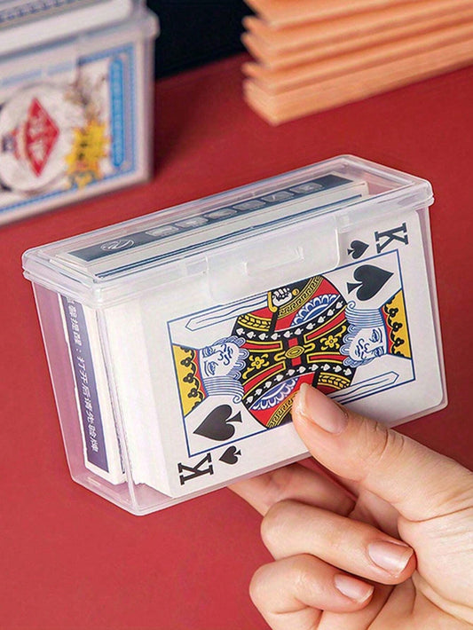 10pcs/8pcs/5pcs/4pcs/3pcs/1pc Portable Playing Card Storage Box, Card Container, Jewelry & Small Items Organizer Box, Game Cards, ID Cards, Name Cards Holder