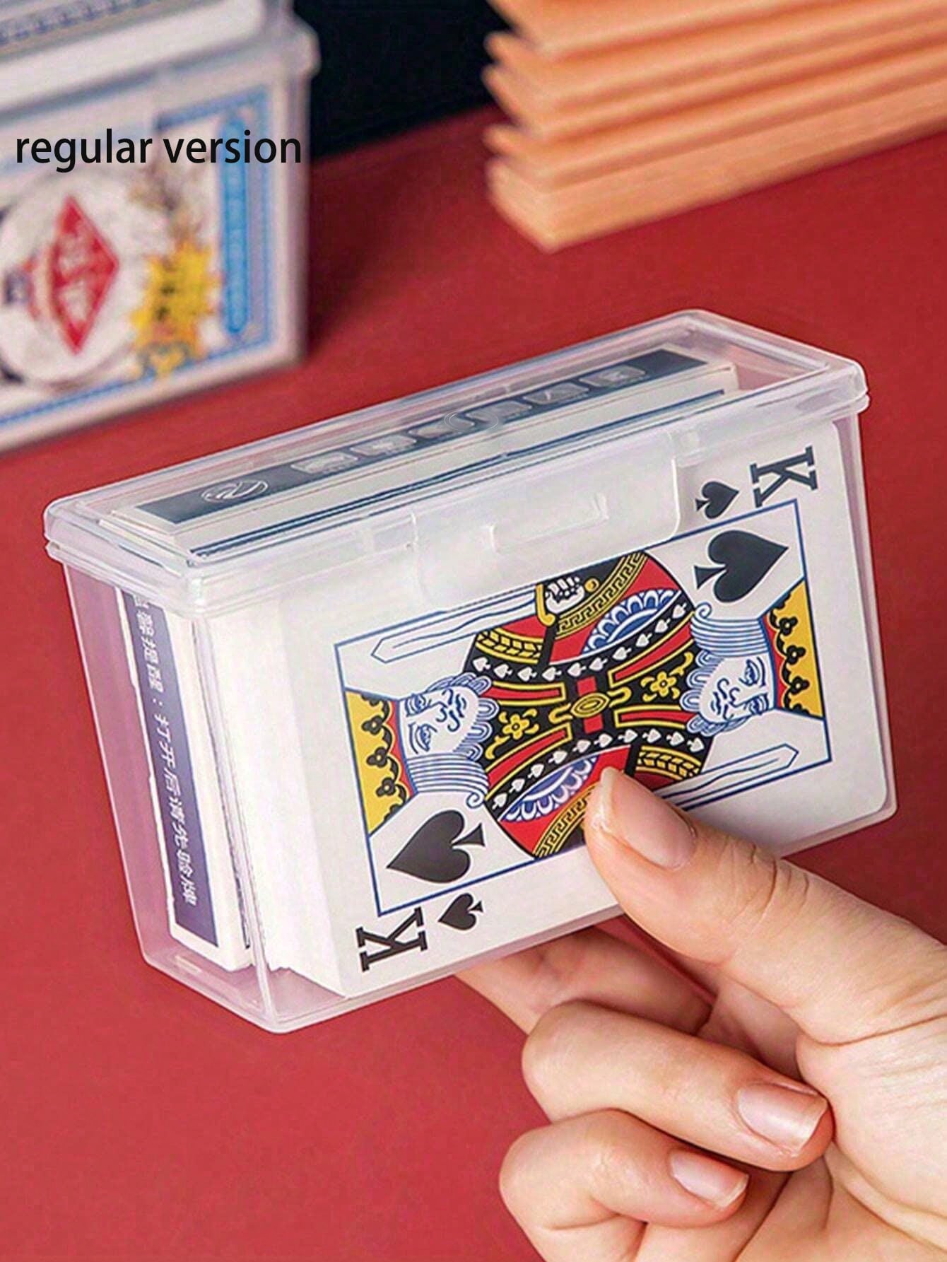 10pcs/8pcs/5pcs/4pcs/3pcs/1pc Portable Playing Card Storage Box, Card Container, Jewelry & Small Items Organizer Box, Game Cards, ID Cards, Name Cards Holder