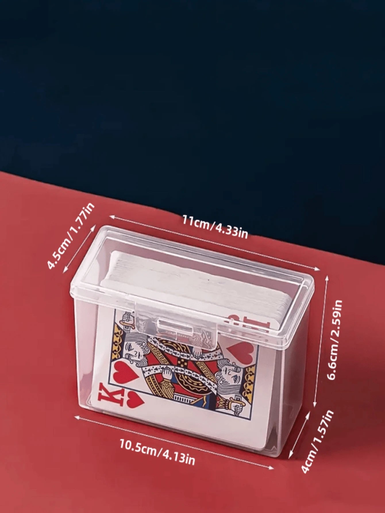 10pcs/8pcs/5pcs/4pcs/3pcs/1pc Portable Playing Card Storage Box, Card Container, Jewelry & Small Items Organizer Box, Game Cards, ID Cards, Name Cards Holder