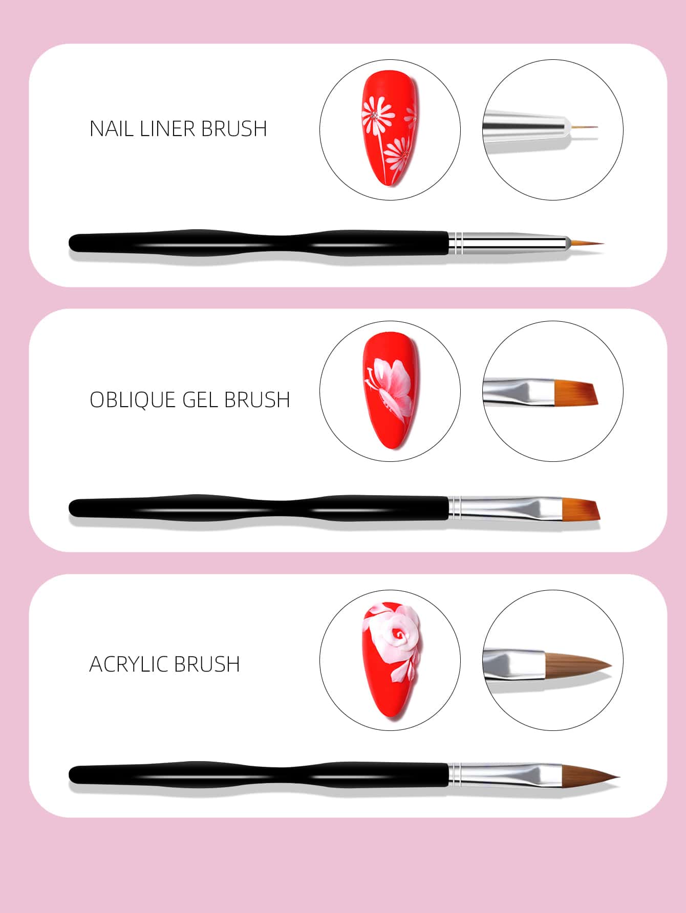 10pcs Nail Art Brush Set