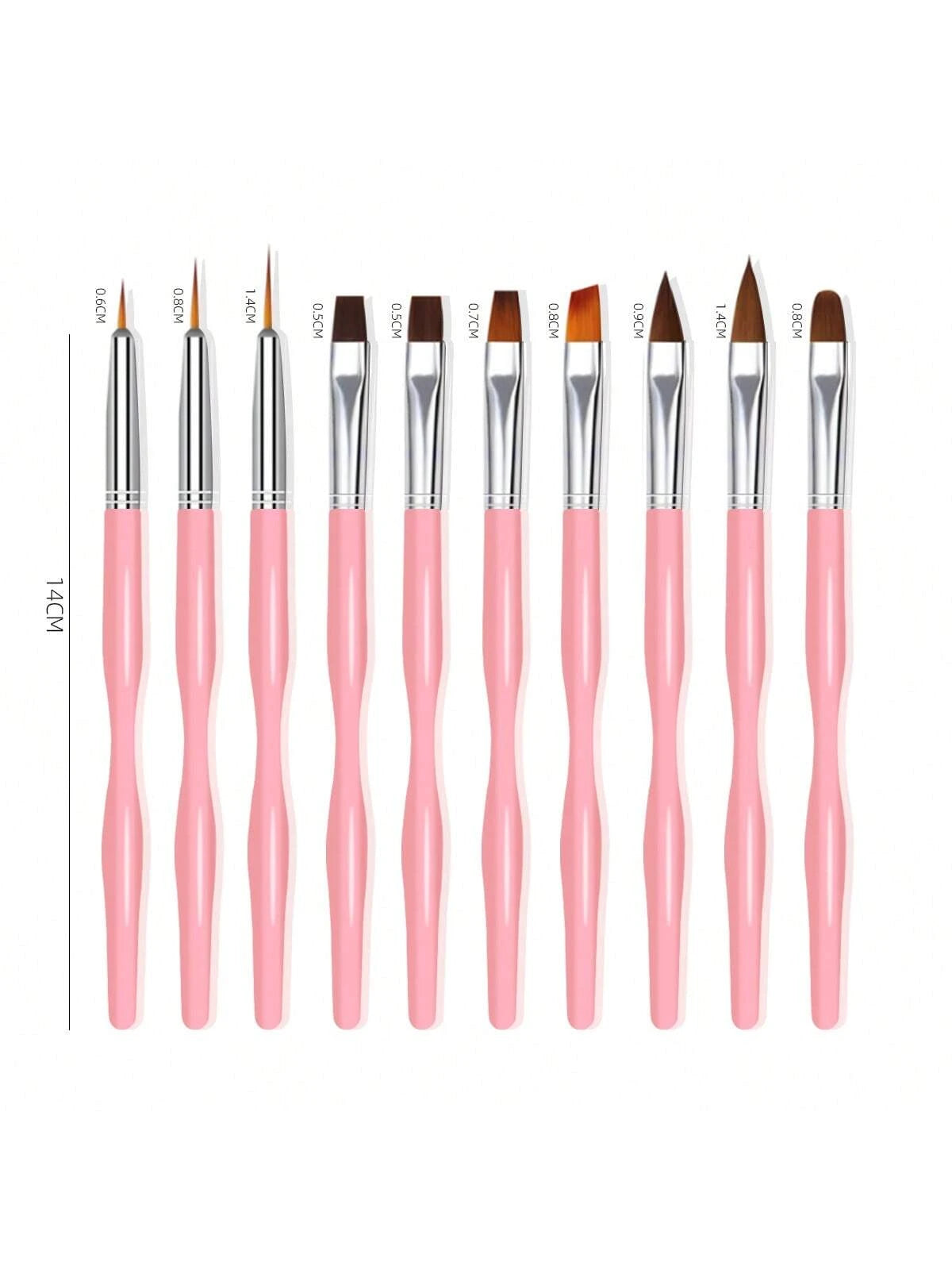 10pcs Nail Art Brush Set
