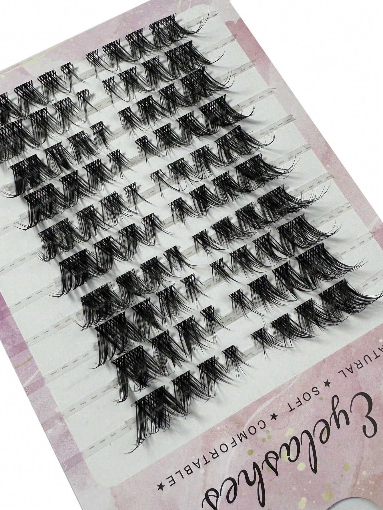 120pcs Fox Eye False Eyelashes, Single Strand Cartoon Style, Natural Makeup Effect, Segmented Anime Style, C Curl, Thick Mink Fur, Mixed Length, Eyelash Clusters, Single Strand Eyelashes, False Eyelas
