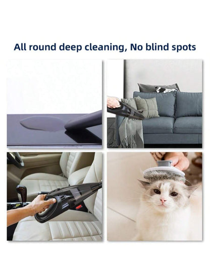 12V Hand-Held Car Vacuum Cleaner120W High-Power Cable Cleaningvacuum Cleaner, Portable Car Dry-Wetdual-Use Vacuum Cleaner, Deliveryaccessories, The Highest Measuredsuction 3000PA