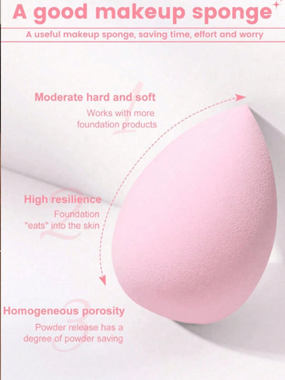 15/1pc Reusable Makeup Sponge, Face Makeup Tool Set, Round Setting Powder Puff, Makeup Small Tool, Dry And Wet Dual Use Powder Puff, Blush Powder Puff, Cushion Powder Puff, Loose Powder Puff, Beauty S