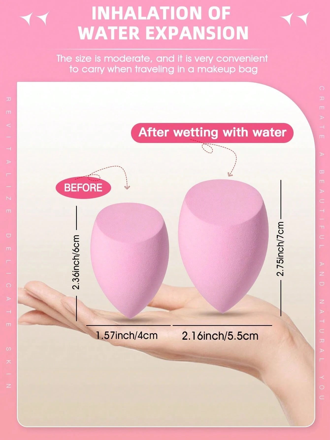 15/1pc Reusable Makeup Sponge, Face Makeup Tool Set, Round Setting Powder Puff, Makeup Small Tool, Dry And Wet Dual Use Powder Puff, Blush Powder Puff, Cushion Powder Puff, Loose Powder Puff, Beauty S