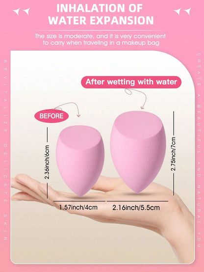 15/1pc Reusable Makeup Sponge, Face Makeup Tool Set, Round Setting Powder Puff, Makeup Small Tool, Dry And Wet Dual Use Powder Puff, Blush Powder Puff, Cushion Powder Puff, Loose Powder Puff, Beauty S