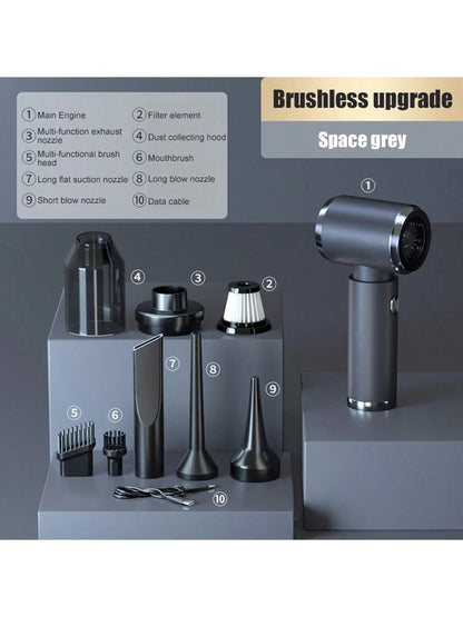 15000Pa Wireless Car Vacuum Cleaner Brushless Motor Large Suction High Power Car Vacuum Cleaner Inside Cleaning Tools