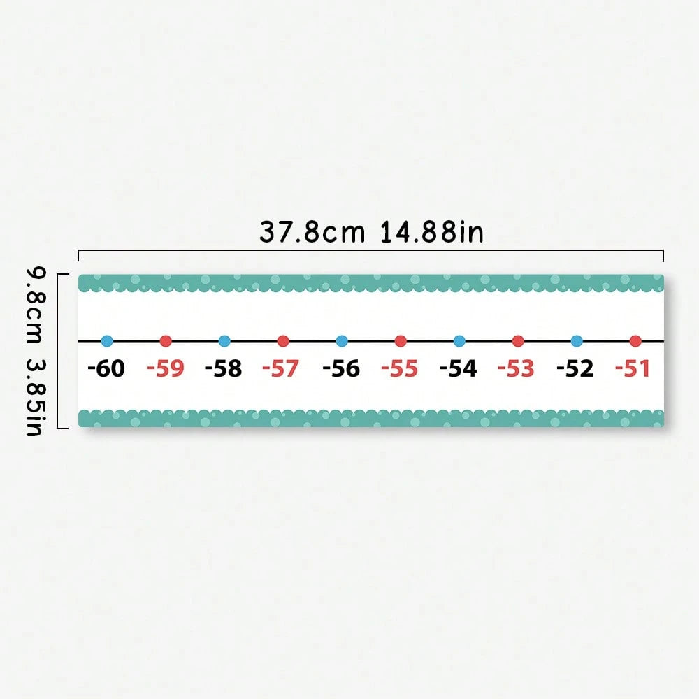16pcs Dry-Erase Number Line Cards For Addition And Subtraction Within 20, Children's Math Enlightenment Practice Cards, Kindergarten Teacher Teaching Aid