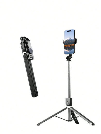 170cm Extendable Selfie Stick Tripod With Wireless Remote, Compatible With IOS And Android Phones, Suitable For Live Streaming, Vlogging, Family Gatherings, Christmas Parties, Self-Portraits, Outdoor