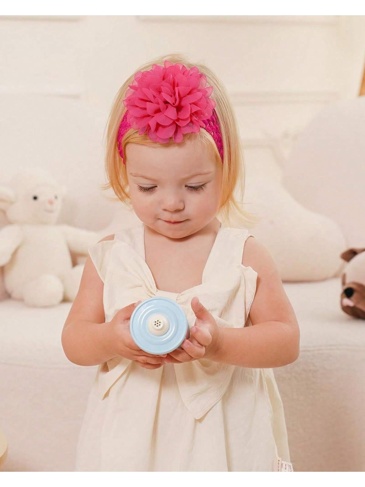 18pcs Baby Girls Headband Chiffon Flower Soft Stretchy Hair Band Hair Accessories For Baby Girls Newborns Infants Toddlers And Kids Love Valentine