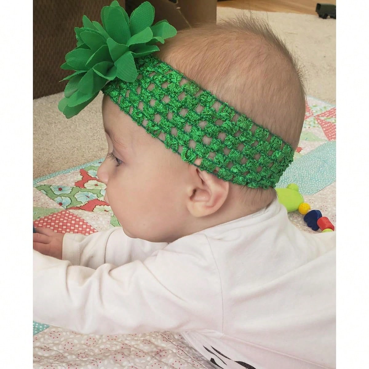18pcs Baby Girls Headband Chiffon Flower Soft Stretchy Hair Band Hair Accessories For Baby Girls Newborns Infants Toddlers And Kids Love Valentine