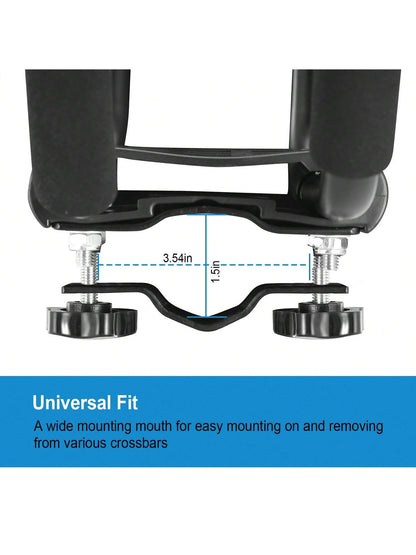 1Pair/2Pair/4Pair Universal J-Bar Kayak Carrier 220LBS Load Heavy Duty Canoe Car Top Mount Carrier Roof Rack With 2Pcs Tie Down Straps For Summer Beach Travel