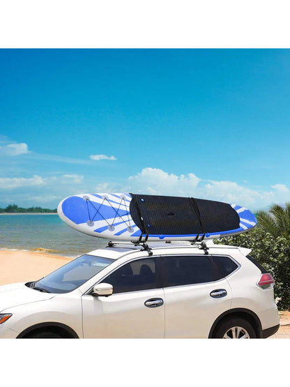 1Pair/2Pair/4Pair Universal J-Bar Kayak Carrier 220LBS Load Heavy Duty Canoe Car Top Mount Carrier Roof Rack With 2Pcs Tie Down Straps For Summer Beach Travel