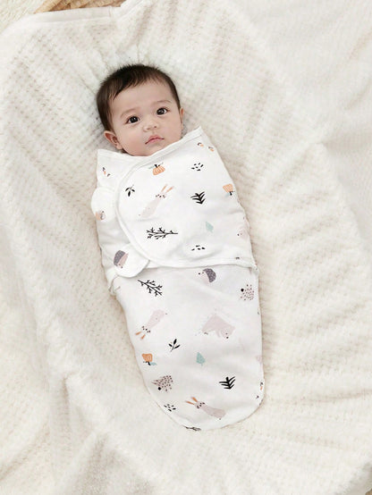 1pc 0-3 Months Baby Swaddle Blanket, Newborn Swaddle Wrap, Hospital Receiving Blanket, Wearable Infant Blanket, Baby Swaddle Wrap, Easy Change Swaddle, Wearable Baby Blanket, Infant Swaddle