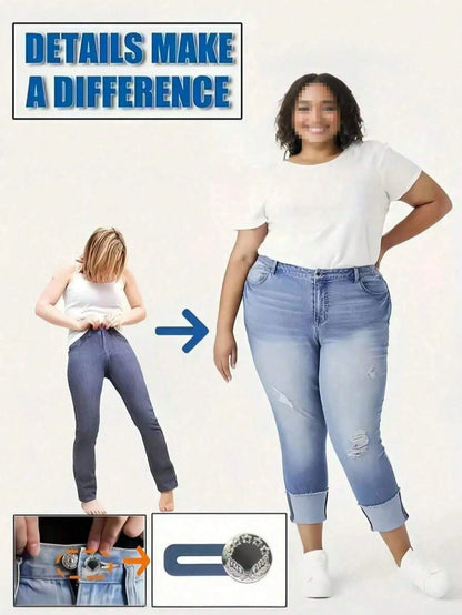 1Pc/2/4/6/8/10Pcs Pants Button Extender, Universal Jeans Waist Size Converter, Belt Extension Buckle, Waistband Expansion Button Pants Waist Adjuster Extender, Pants Too Small No Sewing Needed To Make