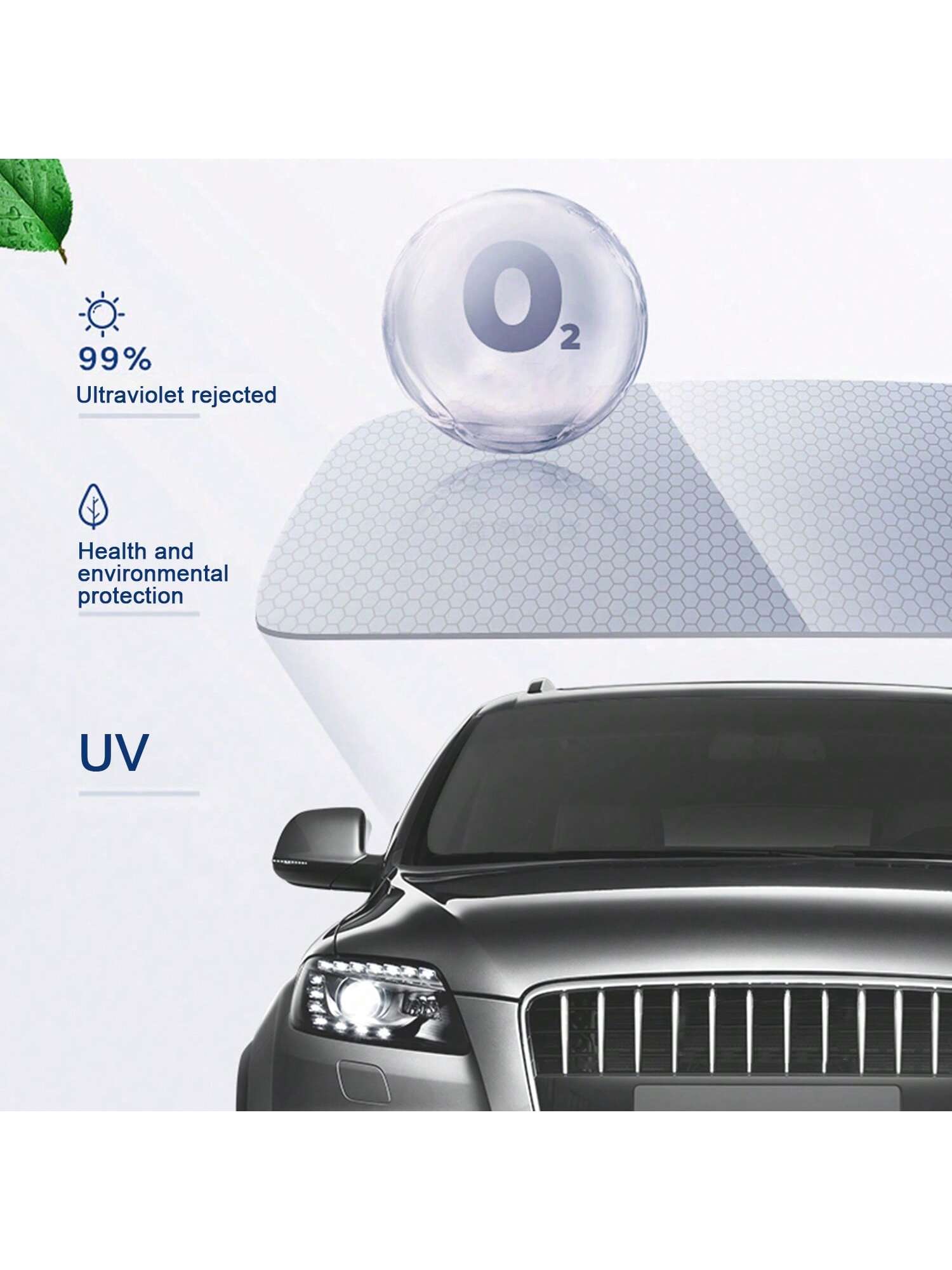 1pc 20inch X 118inch Solar Film Anti-UV Protection Film Sticker,Auto Tint Film Window Car Home Window Foils Tint Film Glass Car Accessories