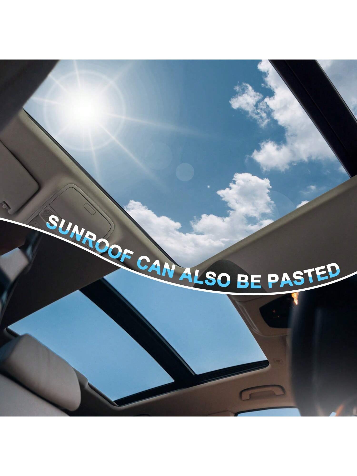 1pc 20inch X 118inch Solar Film Anti-UV Protection Film Sticker,Auto Tint Film Window Car Home Window Foils Tint Film Glass Car Accessories