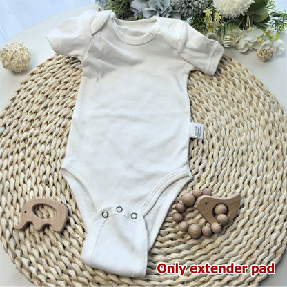 1pc/2pcs/3pcs/4pcs/5pcs Kids Romper Extender, Baby Bodysuit Extension Pads, For Continuing Use Of Undersized Rompers And Bodysuits