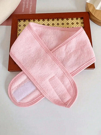 1pc/2pcs/3pcs Adjustable Women's SPA Facial Care Headband, Shower Makeup Hair Band, Suitable For Face Washing, Soft Towel, Can Be Used As Hair Accessory, Skincare Headband, Beauty, Skincare Products