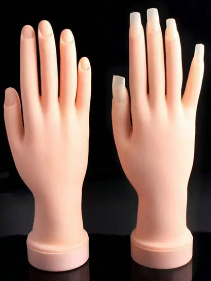 1pc/2pcs/3pcs Nail Practice, Durable And Easy To Clean, Perfect For Nail Technicians And Artists, Nailsupplies,Nailpracticeprofessionalnailart,Easy Toclean Materials Reusable Nailmodels, Fake Nail Set