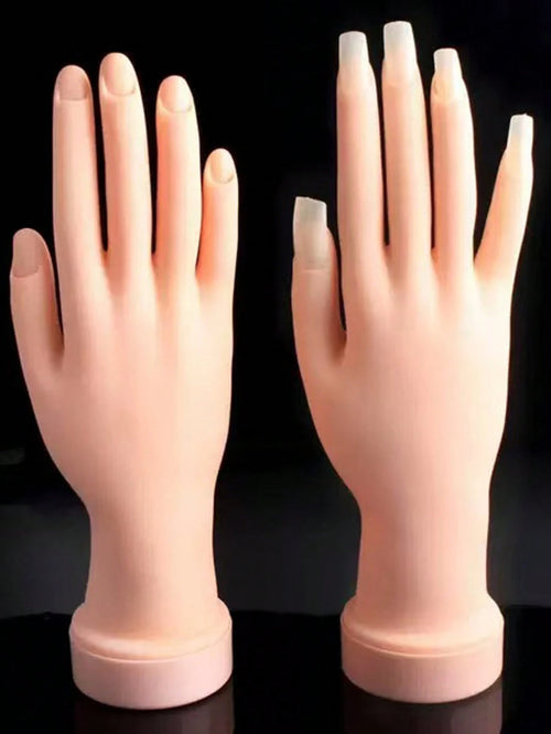 1pc/2pcs/3pcs Nail Practice, Durable And Easy To Clean, Perfect For Nail Technicians And Artists, Nailsupplies,Nailpracticeprofessionalnailart,Easy Toclean Materials Reusable Nailmodels, Fake Nail Set