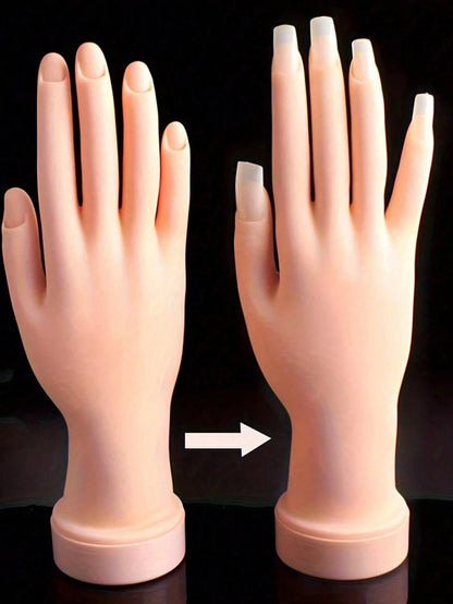 1pc/2pcs/3pcs Nail Practice, Durable And Easy To Clean, Perfect For Nail Technicians And Artists, Nailsupplies,Nailpracticeprofessionalnailart,Easy Toclean Materials Reusable Nailmodels, Fake Nail Set