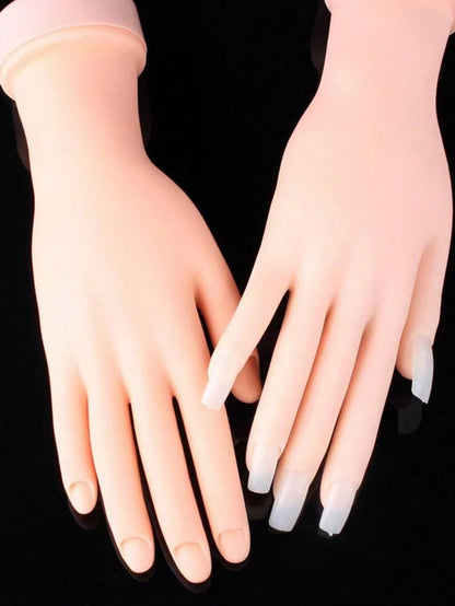 1pc/2pcs/3pcs Nail Practice, Durable And Easy To Clean, Perfect For Nail Technicians And Artists, Nailsupplies,Nailpracticeprofessionalnailart,Easy Toclean Materials Reusable Nailmodels, Fake Nail Set