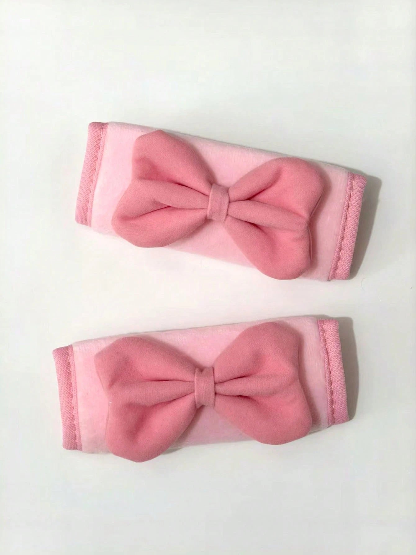 1pc/2pcs Car Door Handle Covers, Soft Bow Car Door Handle Protector, Armrest Cover, Suitable For Universal Models, Creative Cute Car Door Handle Covers, Universal Car Interior Decoration Bow Car Door