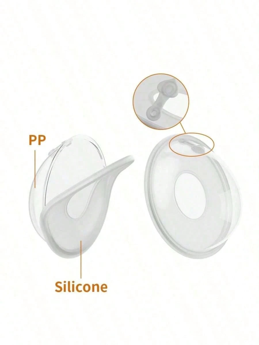 1pc/2pcs Silicone Nursing Cup, Milk Storage Cup, Protects Against Breastfeeding Pain, Collects Leaked Breastmilk, Soft & Flexible Silicone Material