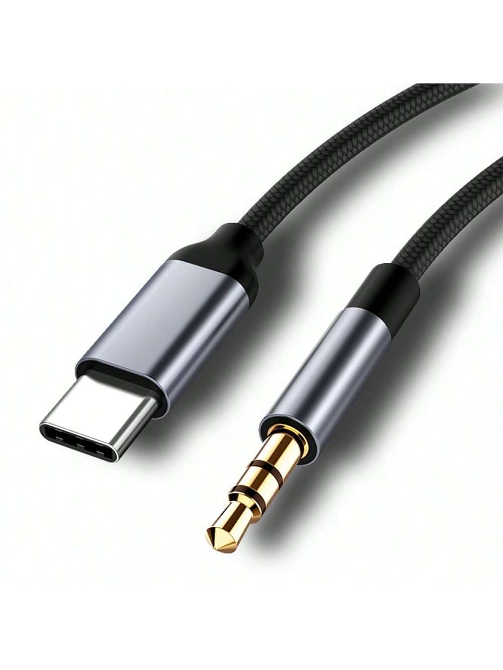 1pc 3.5mm Audio Cable, Type-C To 3.5mm Jack Adapter Cable, Compatible With Speakers, Cars, Type-C To 3.5mm Mobile Phone Accessories, USB-C Adapter Cable