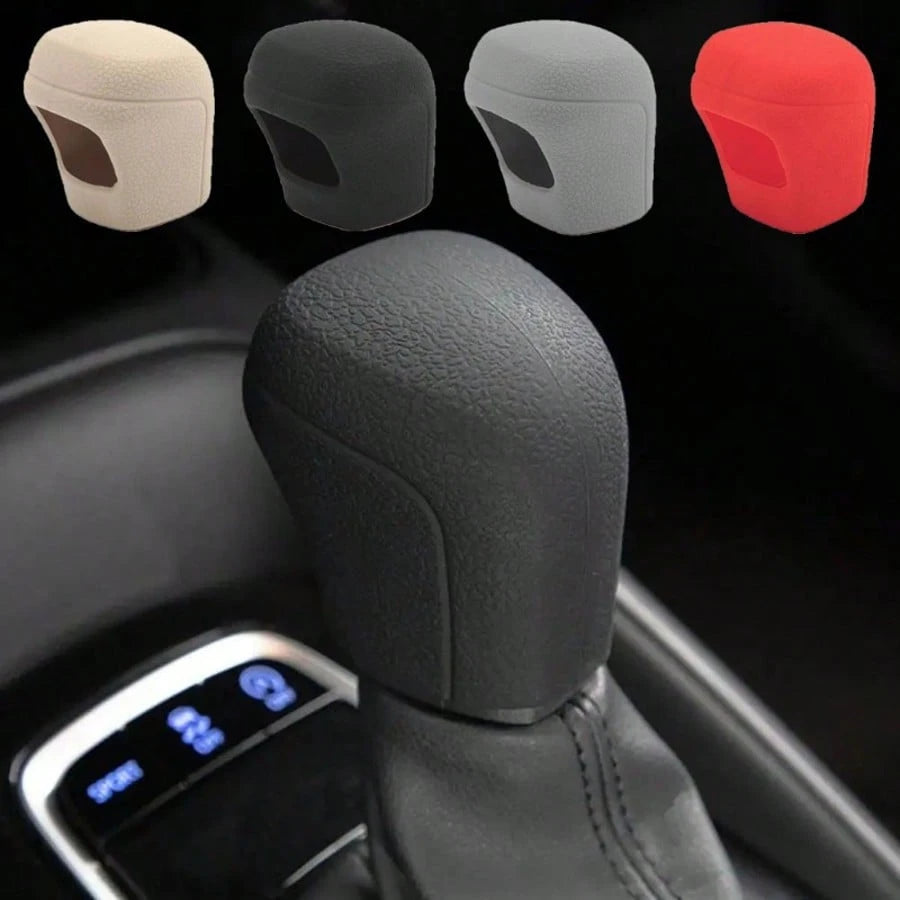1pc Automotive Silicone Gear Shift Knob Cover For Camry, Avalon, Corolla, RAV4, Sienna, C-HR, Izoa, Alphard, Etc.