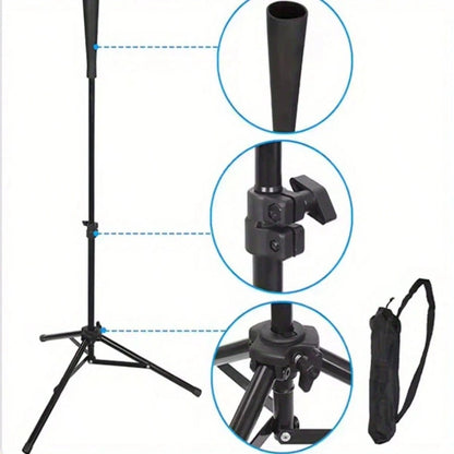 1pc Baseball Batting Tee Stand, Portable 3-Leg Tee Frame For Baseball Practice