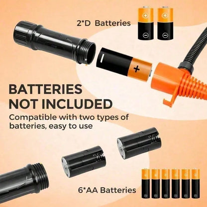 1PC Battery Operated Fuel Transfer Pump Portable Handheld Liquid Transfer Pump Heavy Duty Black Electric Siphon Pump For Gas Water Boats Camping,Water Transfer Pump, Siphon Pump, Utility Transfer Pump