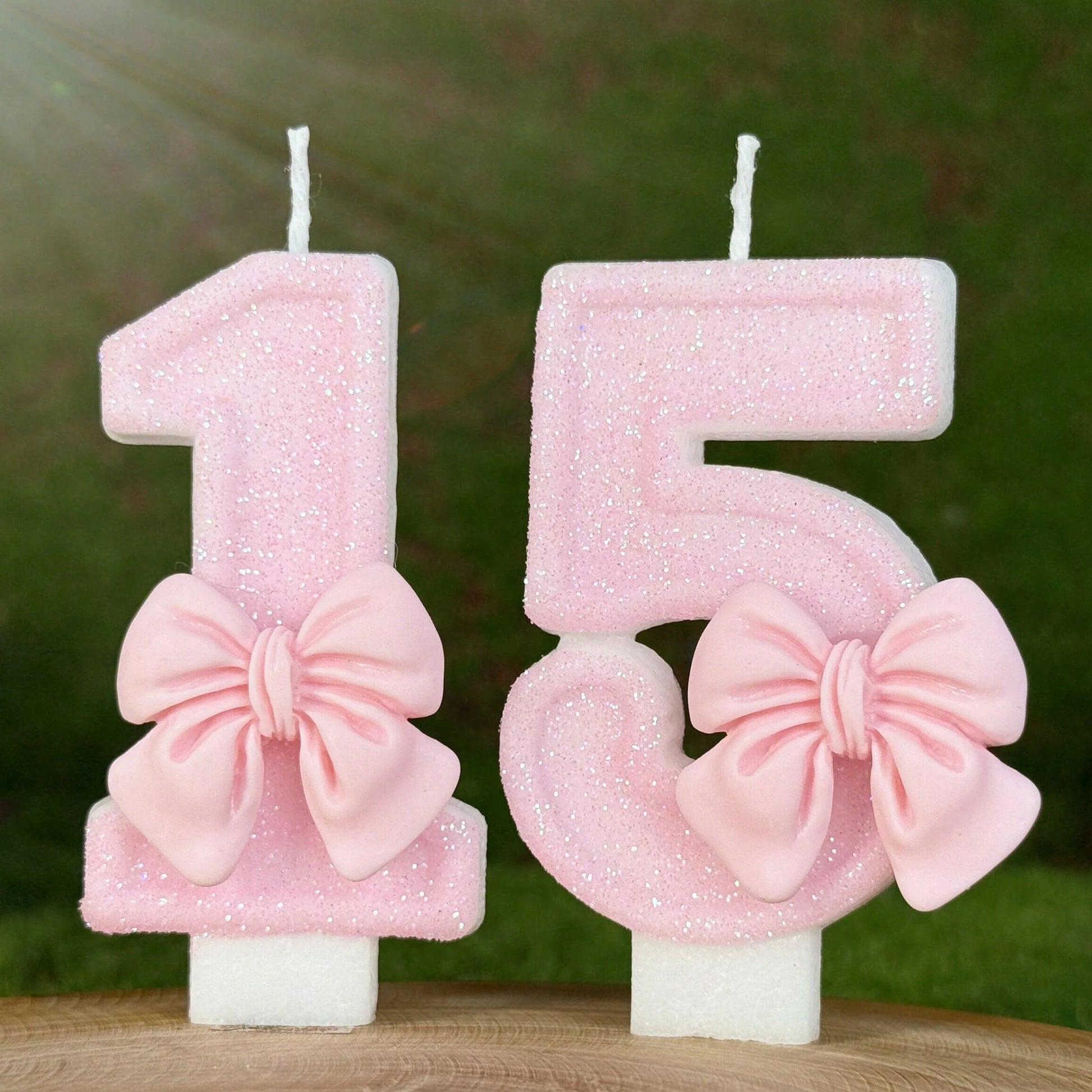 1pc Birthday Candles Numbers, Pink 0-9 Digit Candles, Globally Preferred Romantic Party Numbers Candles For Birthday Cake Decor, Holiday Anniversary Party Cake Candles, Shiny Digit Gifts Graduation,We