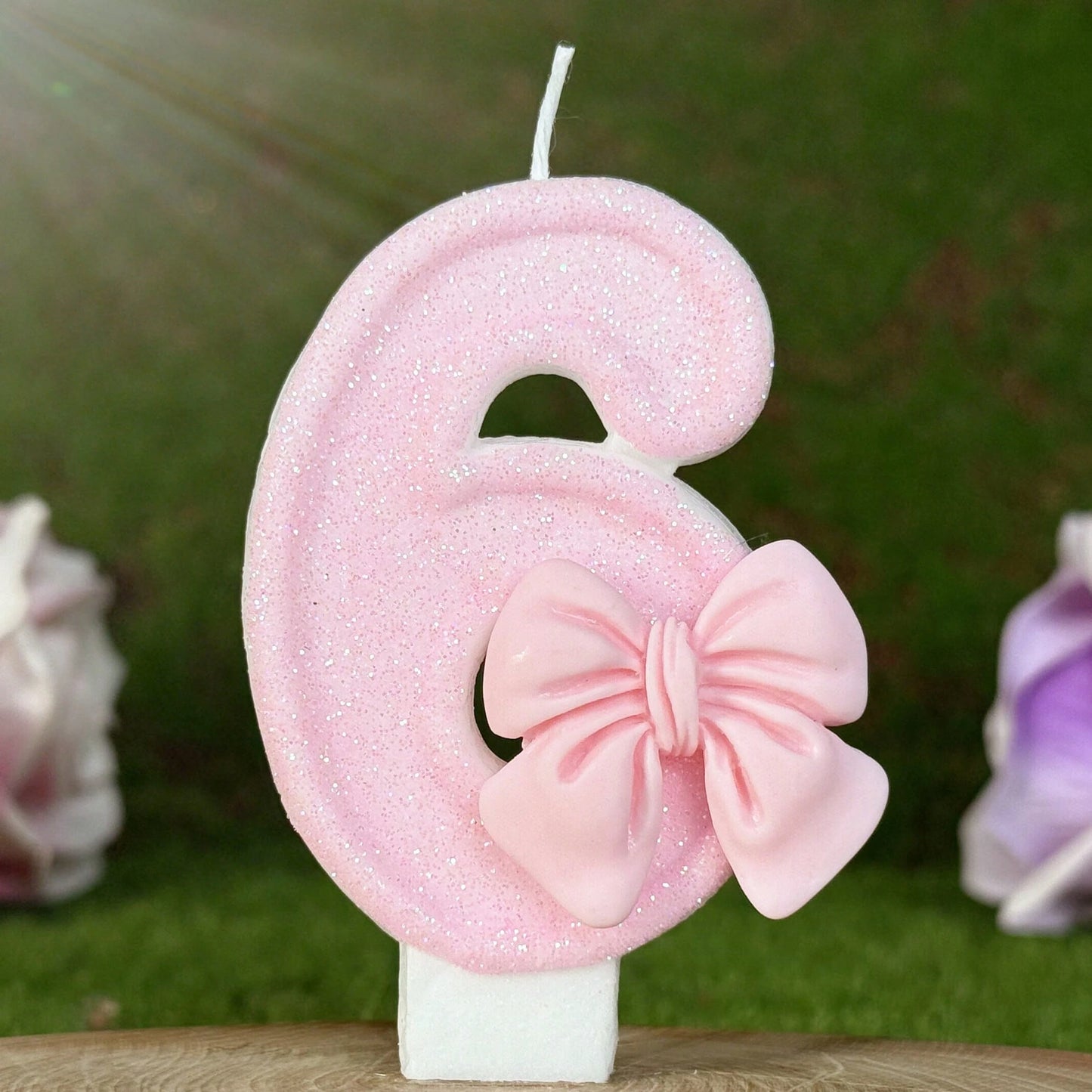 1pc Birthday Candles Numbers, Pink 0-9 Digit Candles, Globally Preferred Romantic Party Numbers Candles For Birthday Cake Decor, Holiday Anniversary Party Cake Candles, Shiny Digit Gifts Graduation,We