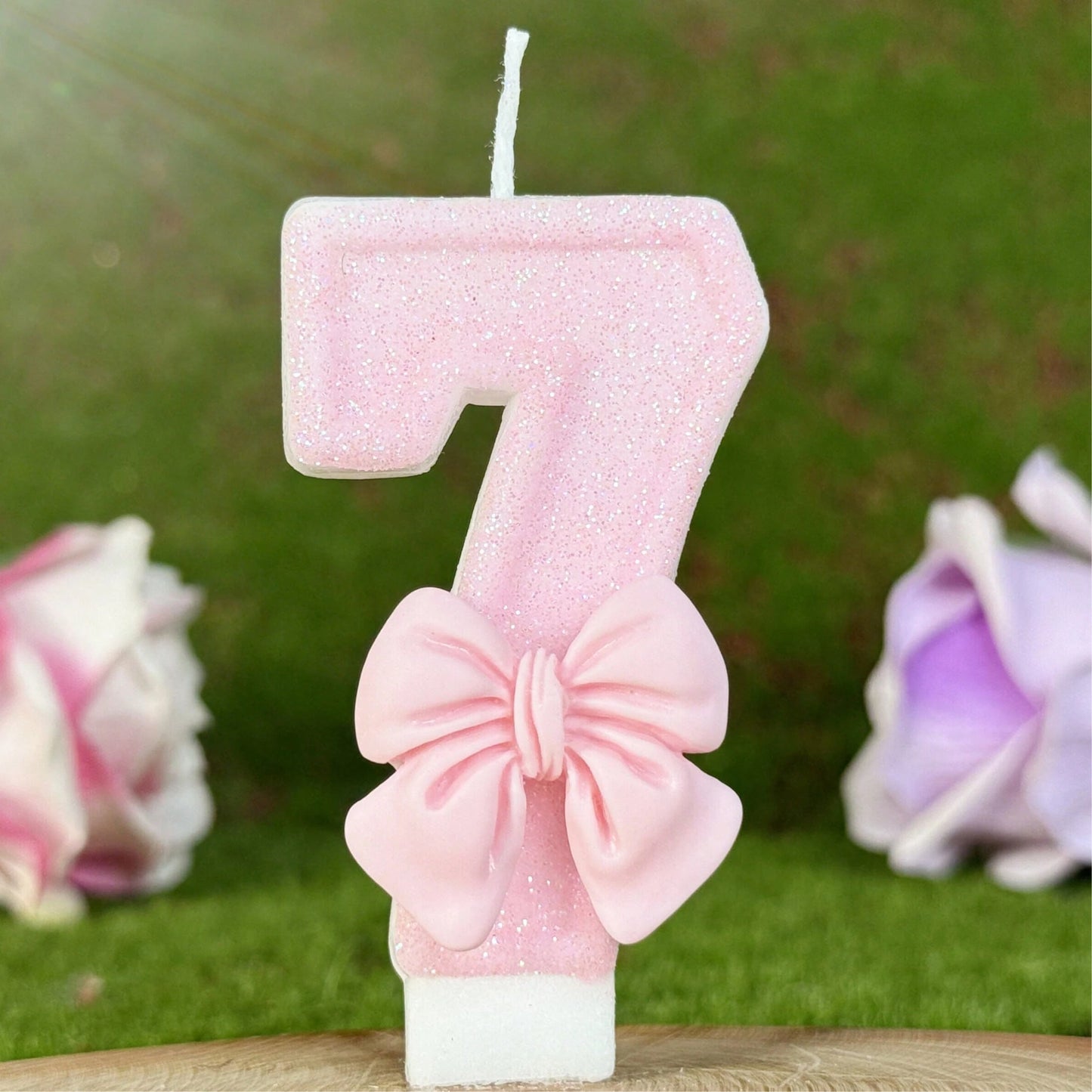1pc Birthday Candles Numbers, Pink 0-9 Digit Candles, Globally Preferred Romantic Party Numbers Candles For Birthday Cake Decor, Holiday Anniversary Party Cake Candles, Shiny Digit Gifts Graduation,We