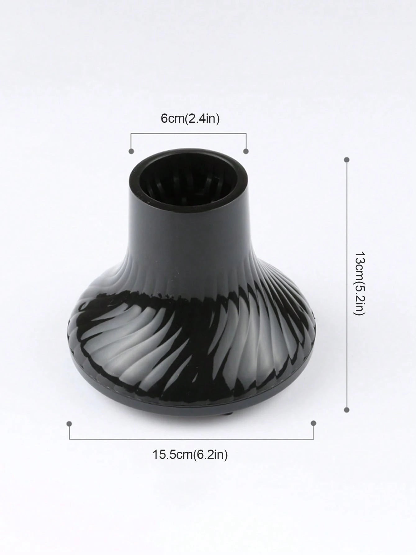 1pc Black Hair Dryer Diffuser, Salon Professional Hair Styling Blower Nozzle Attachment, Compatible With Multiple Hair Dryer Models