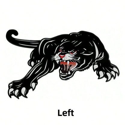 1pc Black & White Animal Series Fierce Lion Head, Wolf, Leopard, Gorilla King Kong 3D Effect Car Scratch Cover Sticker Decal For Automotive, Motorcycle, Vehicle Decoration