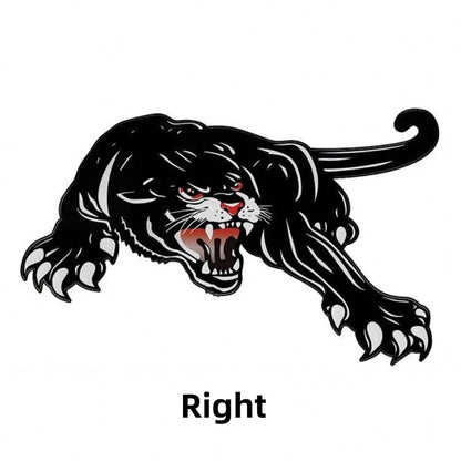 1pc Black & White Animal Series Fierce Lion Head, Wolf, Leopard, Gorilla King Kong 3D Effect Car Scratch Cover Sticker Decal For Automotive, Motorcycle, Vehicle Decoration