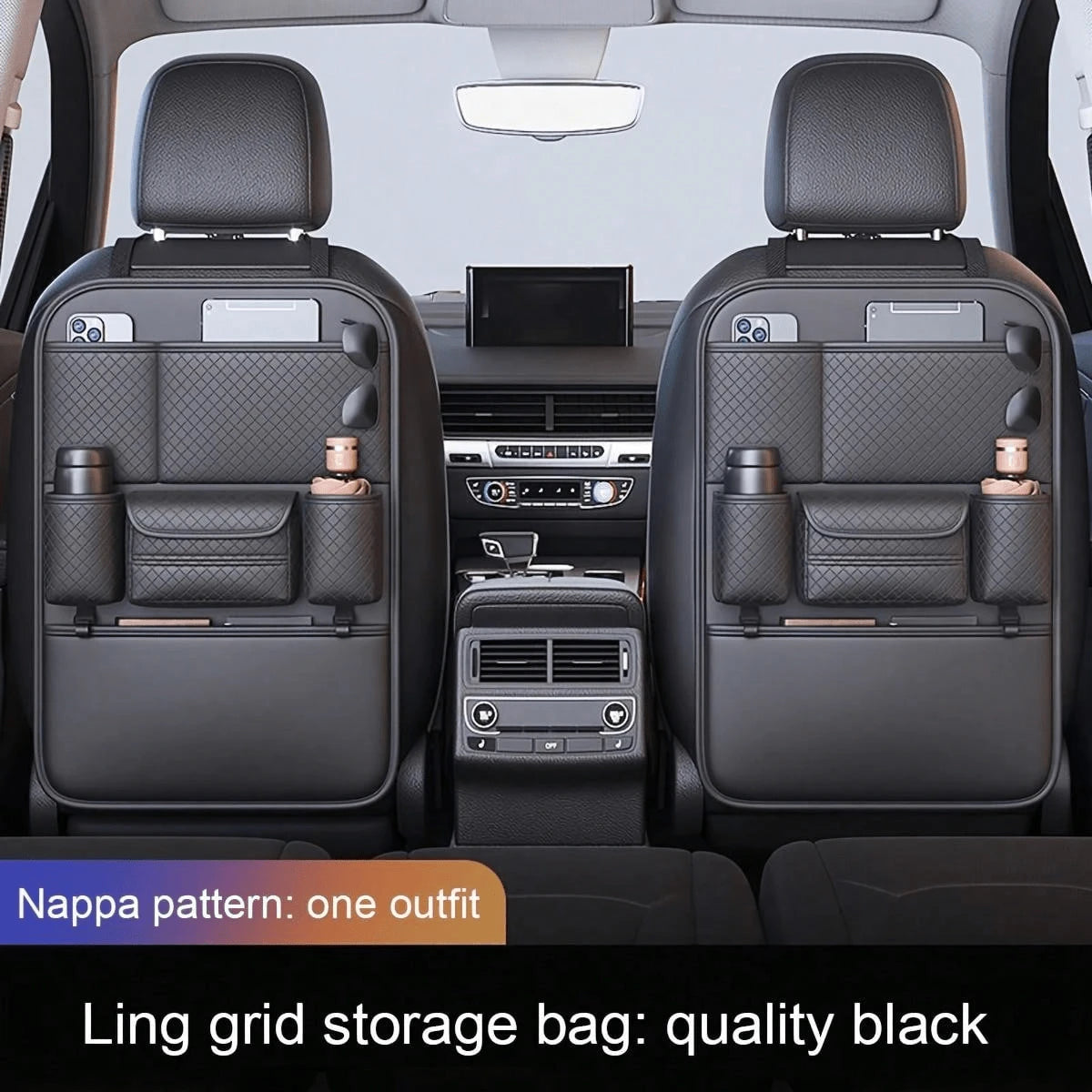 1pc Car Seat Back Storage Bag Car Storage Bag Car Tissue Box Car Seat Back Storage Rack Car Seat Back Storage Bag