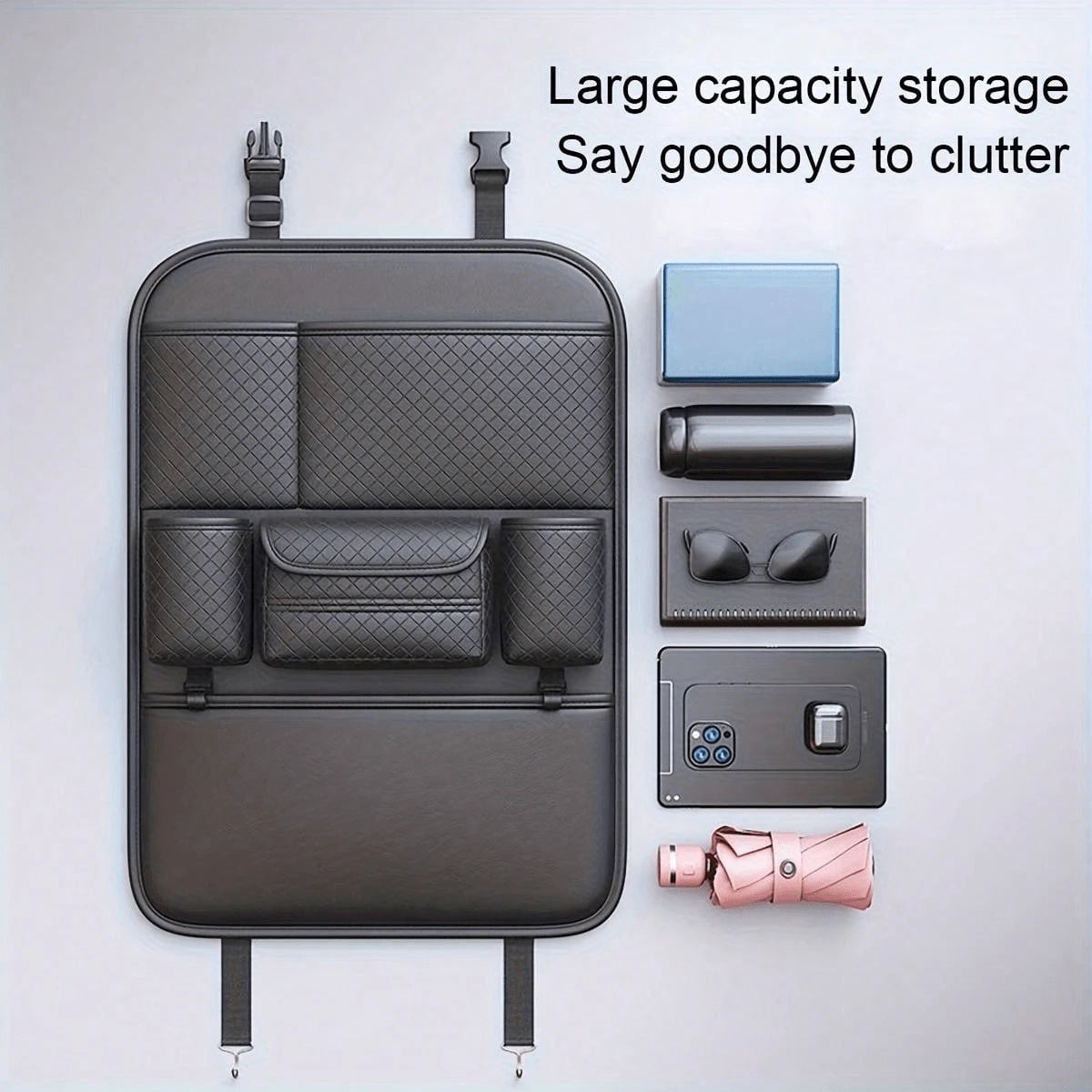 1pc Car Seat Back Storage Bag Car Storage Bag Car Tissue Box Car Seat Back Storage Rack Car Seat Back Storage Bag
