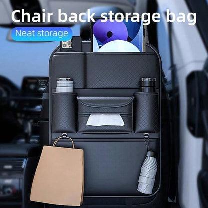 1pc Car Seat Back Storage Bag Car Storage Bag Car Tissue Box Car Seat Back Storage Rack Car Seat Back Storage Bag