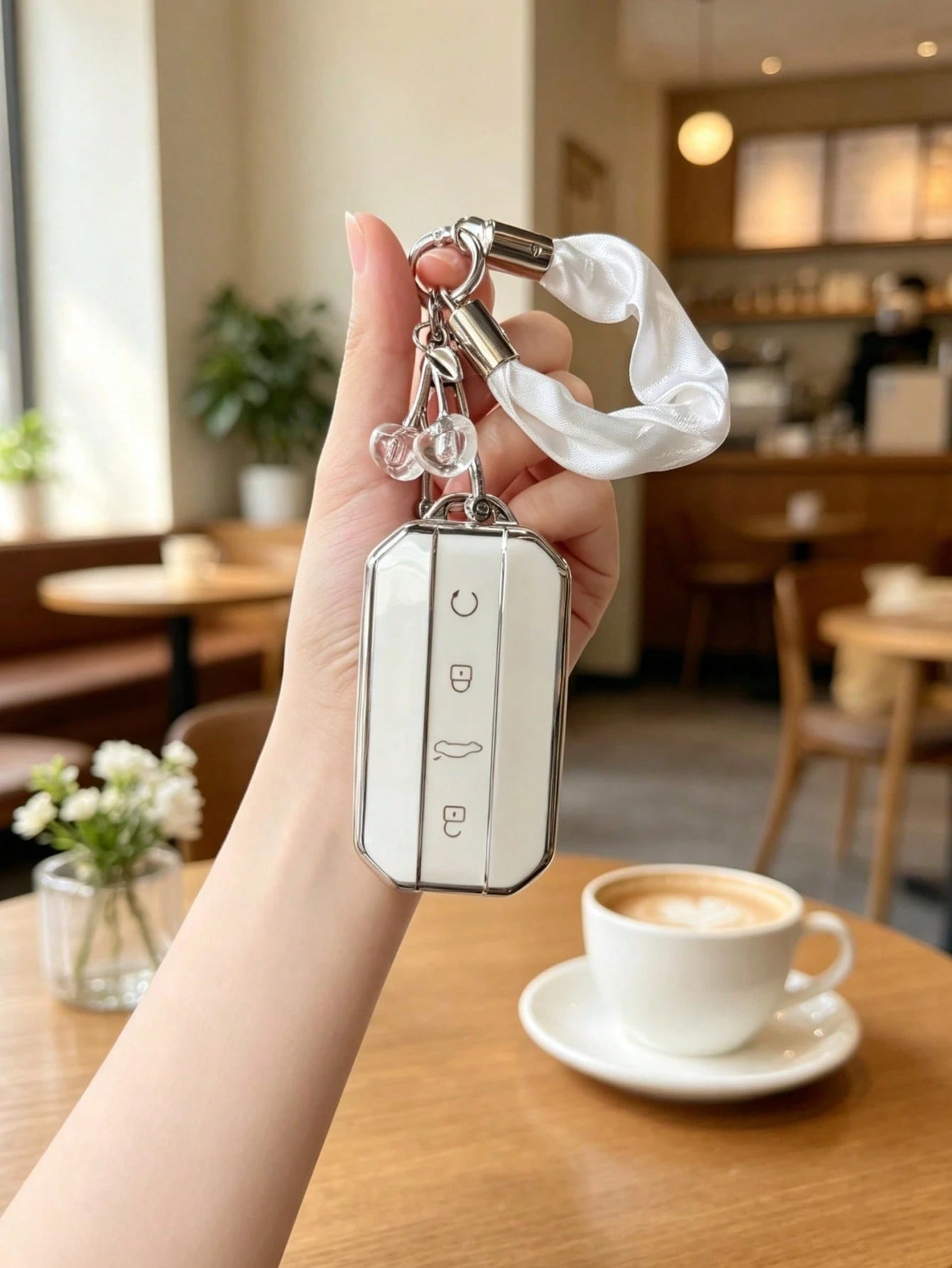 1PC Cherry Pendant Silk Key Strap Accessory Suitable For Chery Jaecoo Key Cover 2026 New J5 Car Remote J7 Unisex Key Case Buckle