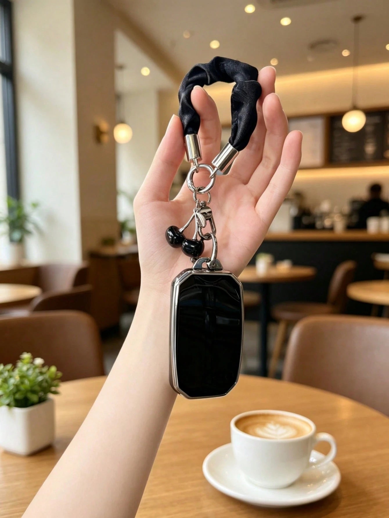 1PC Cherry Pendant Silk Key Strap Accessory Suitable For Chery Jaecoo Key Cover 2026 New J5 Car Remote J7 Unisex Key Case Buckle