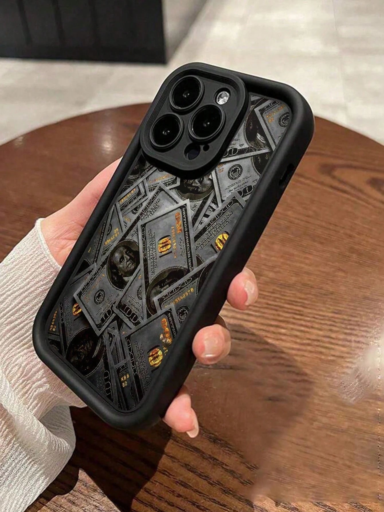 1pc Colorful Painted High-End Textured Anti-Drop Phone Case Compatible With Galaxy S21/S22/S23/S24/S25/S26,And Compatible With Iphone 17/16/15/14/13/12/11 Plus/Pro/Promax