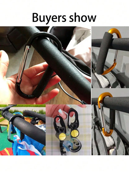 1pc D-Shaped Stroller Hook, Baby Carriage Accessories