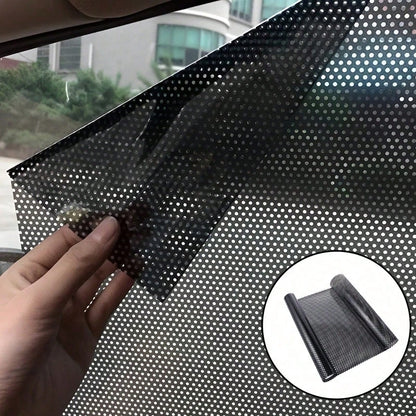 1pc Extra Long Car Front Windshield Sun Shade Honeycomb Sticker