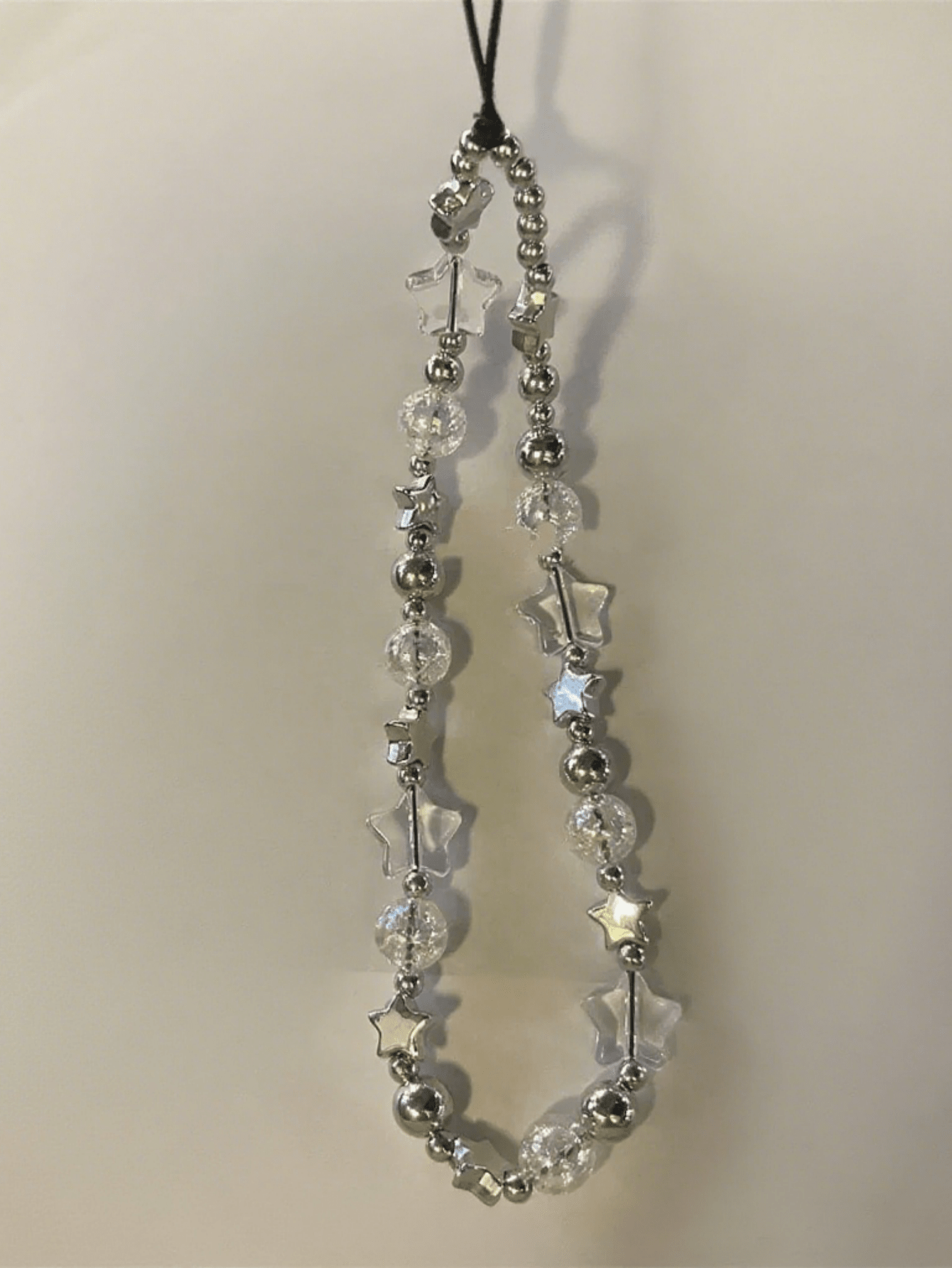 1pc Fashion Beaded Phone Lanyard Star Beaded Accessory Suitable For Phone Camera Earphone Personalized Accessory Decoration Gift Phone Ornament Phone Accessory (Due To Shooting Angle And Magnification