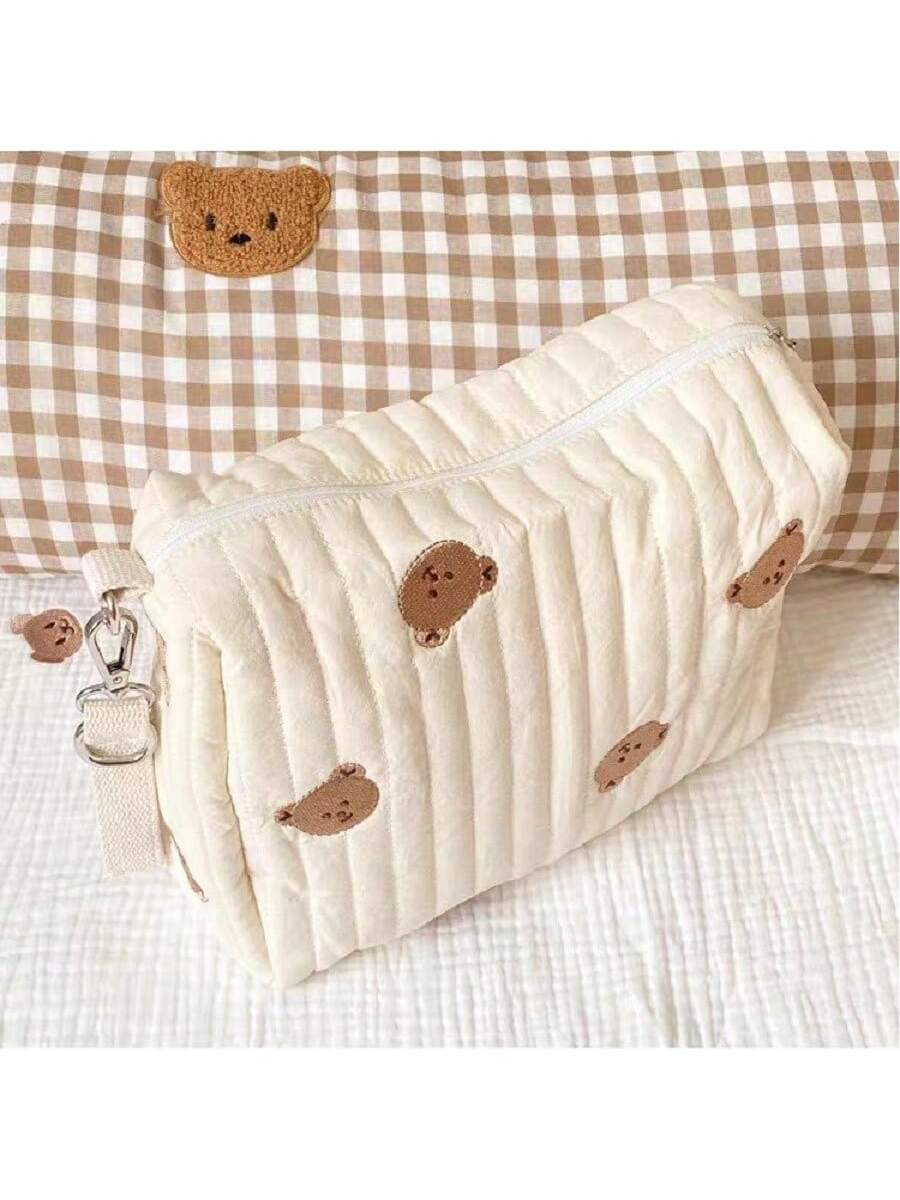 1pc Fashionable Portable Diaper Storage Bag For Mother & Baby, Can Be Hung On Stroller When